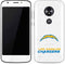 NFL Los Angeles Chargers Distressed Moto E5 Play Skin